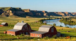 midwest countryside river towns