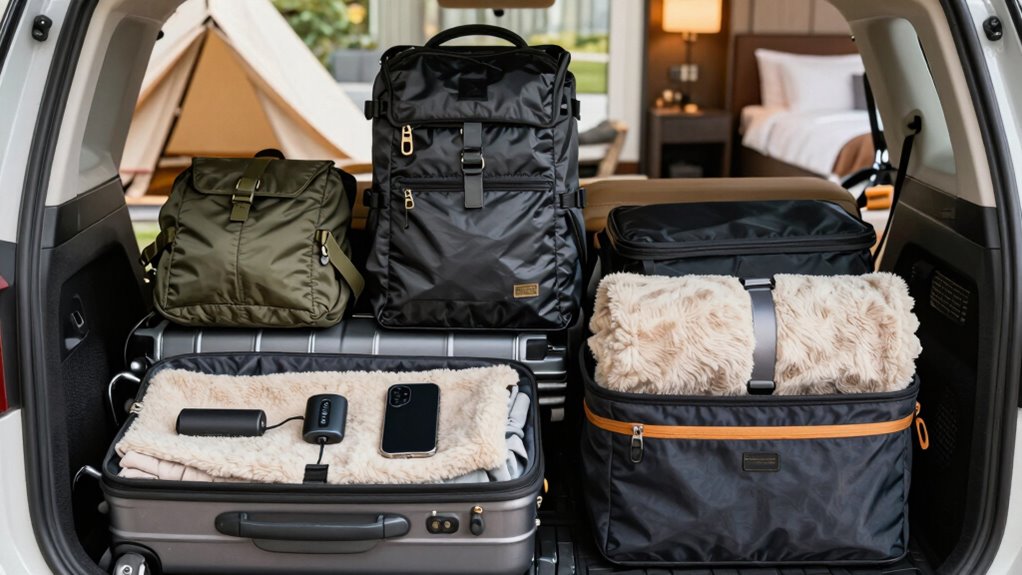 organized packing ensures safe trip