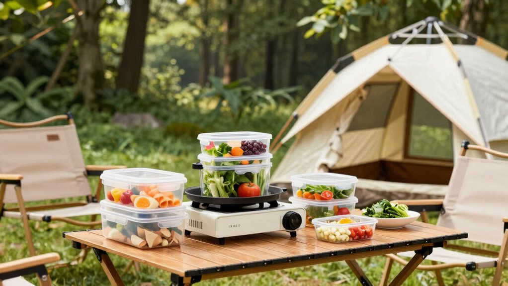 organized pre measured meal system