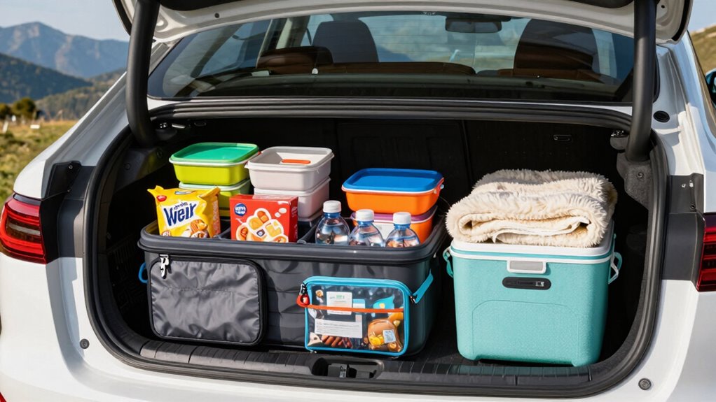 organized travel essentials kit