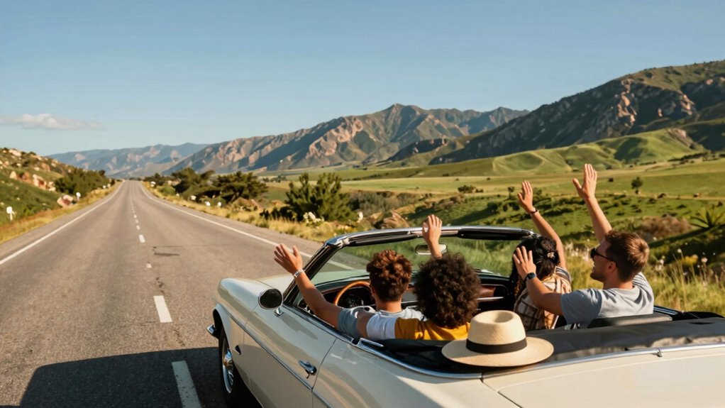 perfect road trip playlist selection