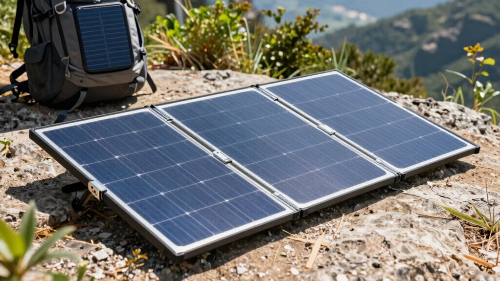 portable efficient solar power setup