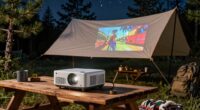 portable projector for camping