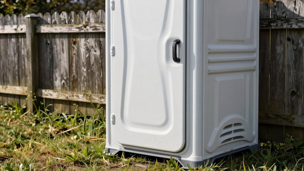 portable toilet odor and disposal