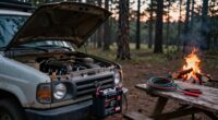 preserve battery during camping