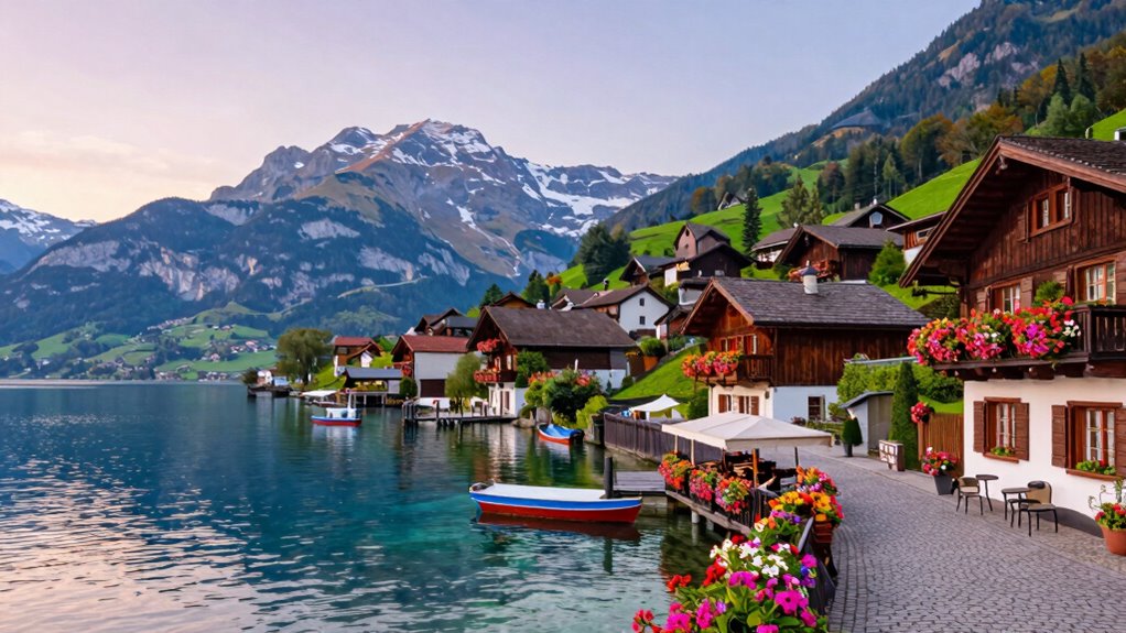 relaxing swiss lakeside tour