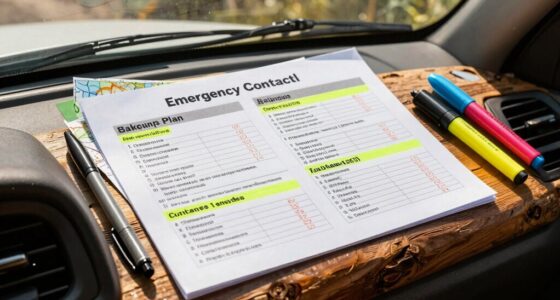 road trip emergency plan