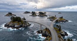 scenic atlantic road drive