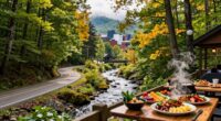 scenic route with food