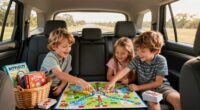 screen free car entertainment