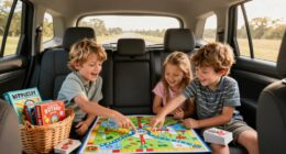 screen free car entertainment