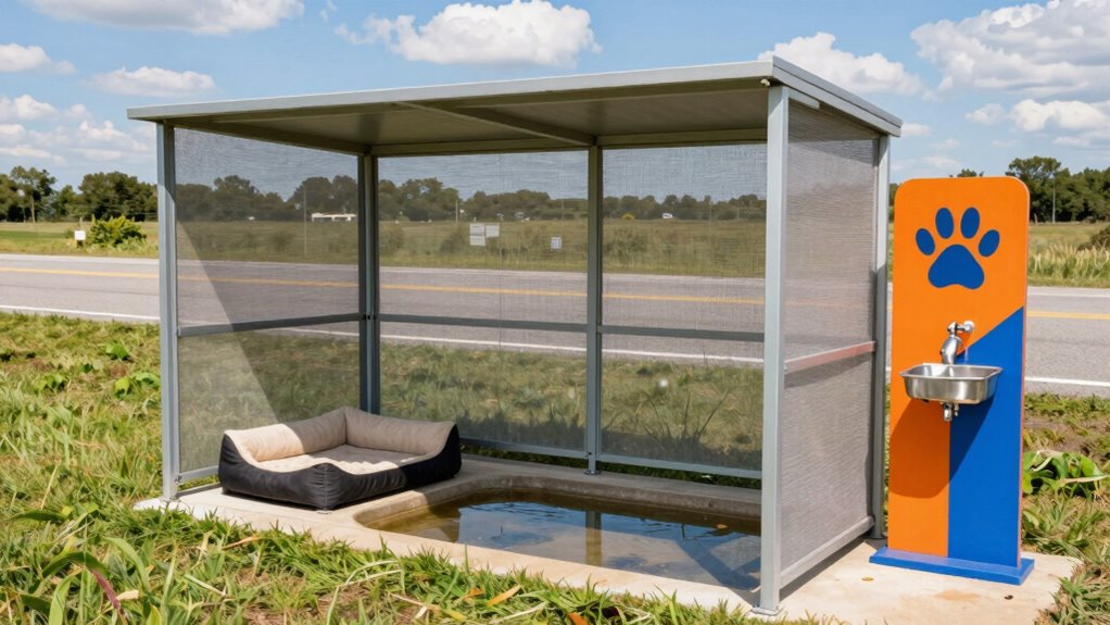 shade hydration cooling safety