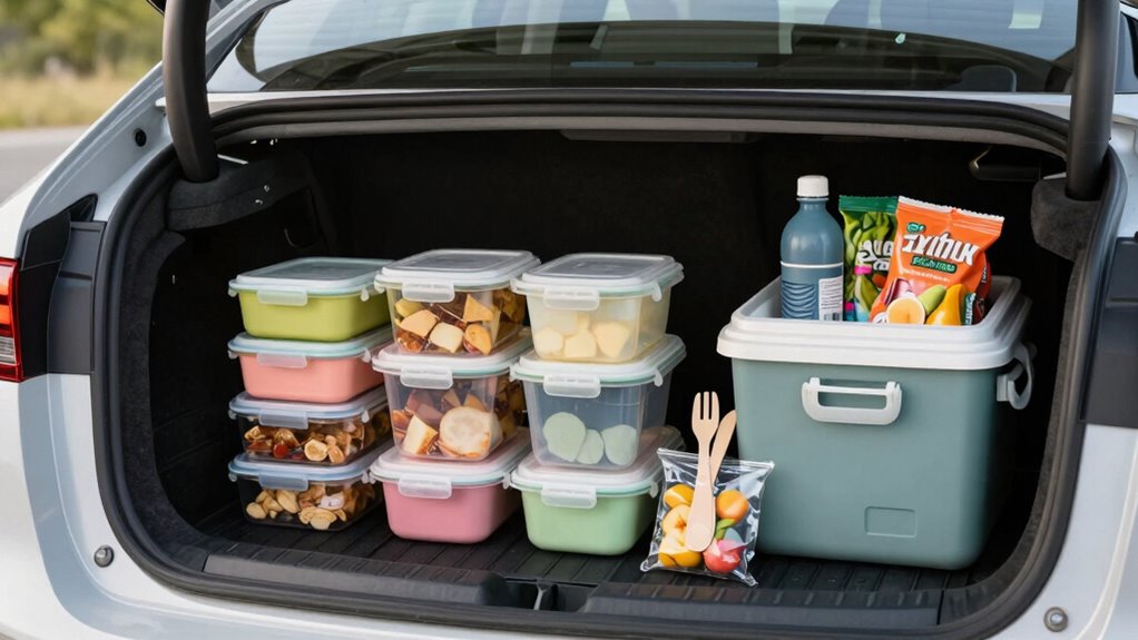smart space efficient road trip meals