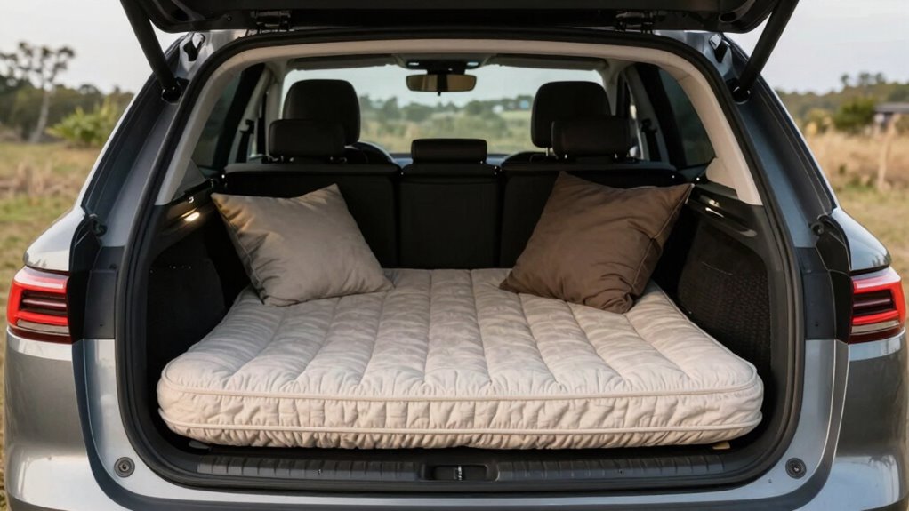 suv mattress camping hack