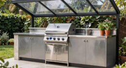 weather resistant kitchen setup