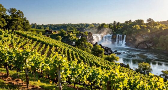 wine waterfalls weekend trip