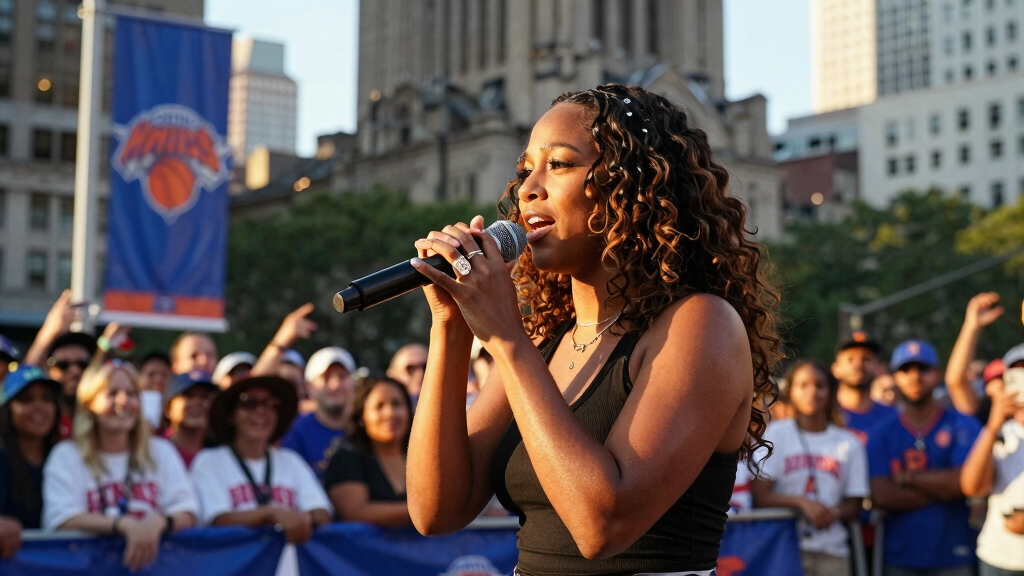 Knicks Championship Parade Ends With Alicia Keys Live At City Hall