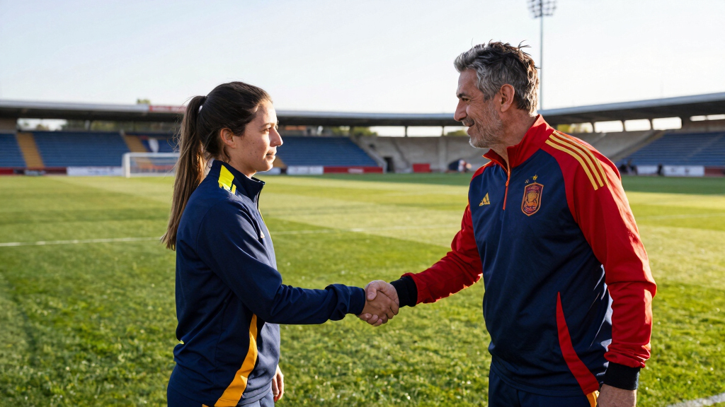 Spain's Coach Luis de la Fuente Reunites with Marcelo Bielsa at World Cup