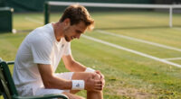 Taylor Fritz loses at Wimbledon after knee tendinitis flares up