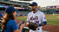 The Mets host the Marlins for a pre-trade deadline series