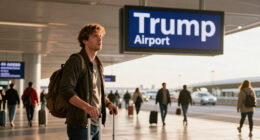 Travellers react as Florida airport renamed after Trump