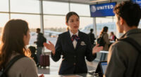 United Airlines Employee Passenger Confrontation